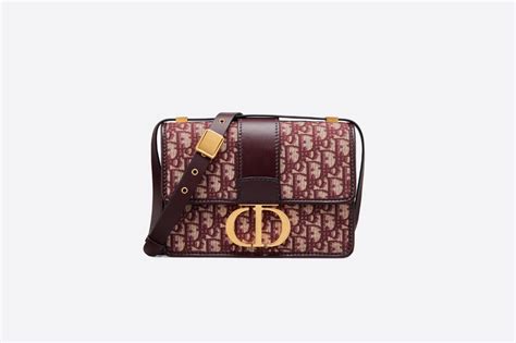 dioraddict bag burgundy dior oblique jacquard|Dior 30 montaigne handbags.